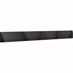 vidaXL Keerwand 4 st 100 x 12 x 30 cm Staal Zwart