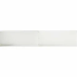 vidaXL Keerwand 6 st 100 x 12 x 30 cm Staal Wit