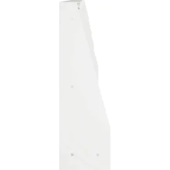 vidaXL Keerwand 6 st 100 x 12 x 30 cm Staal Wit