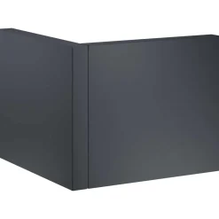 vidaXL Keerwand 2 st 50 x 50 x 30 cm Staal Antraciet