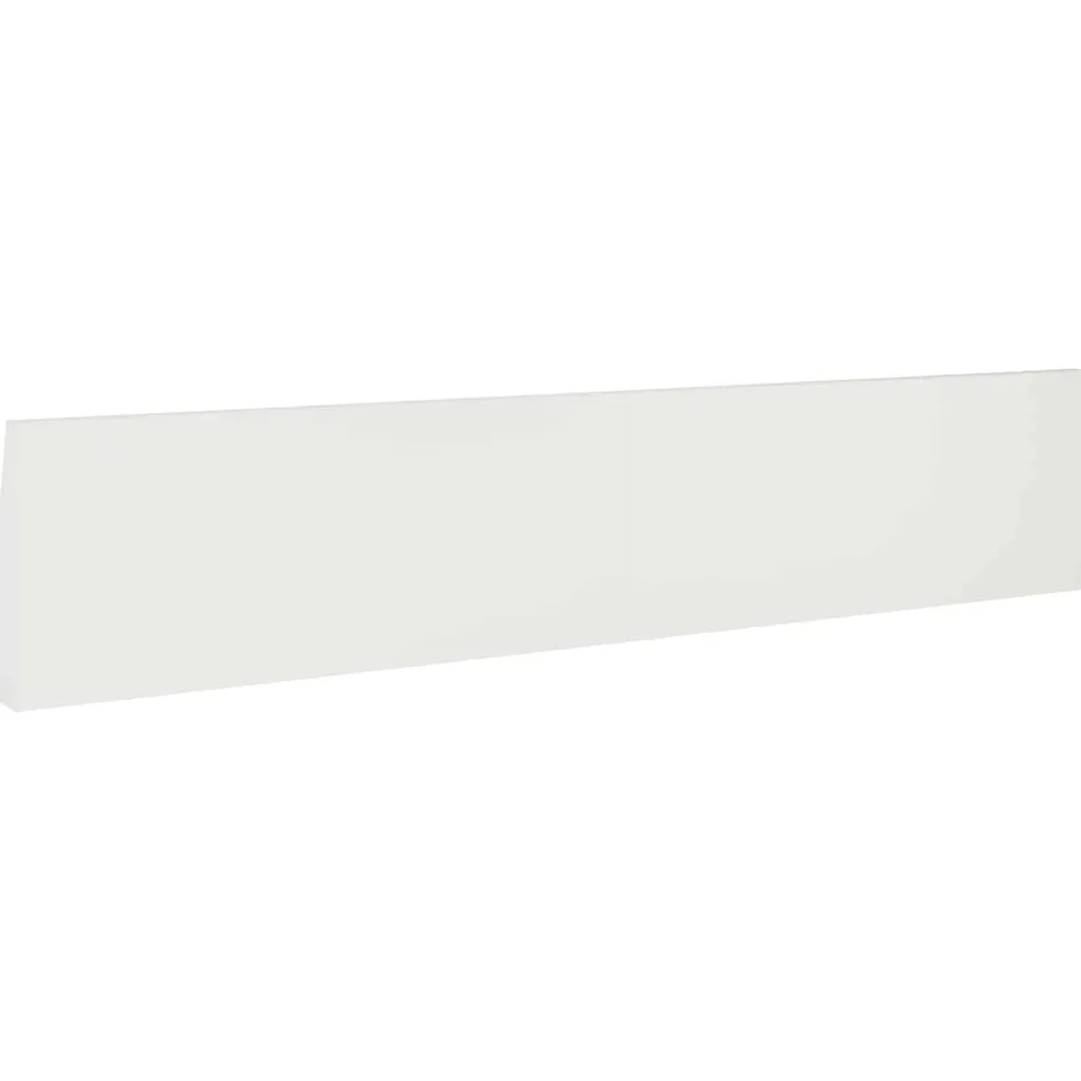 vidaXL Keerwand 4 st 100 x 12 x 30 cm Staal Wit