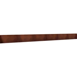 vidaXL Keerwand 6 st 100 x 12 x 30 cm weervast staal Roestkleurig