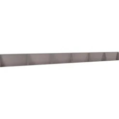 vidaXL Keerwand 6 st 100 x 12 x 30 cm weervast staal Roestkleurig