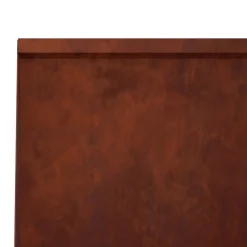 vidaXL Keerwand 6 st 100 x 12 x 30 cm weervast staal Roestkleurig