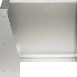 vidaXL Keerwand 50 x 50 x 30 cm Roestvrij staal zilver