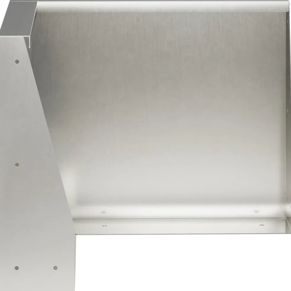 vidaXL Keerwand 50 x 50 x 30 cm Roestvrij staal zilver
