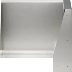 vidaXL Keerwand 50 x 50 x 30 cm Roestvrij staal zilver