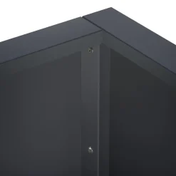 vidaXL Keerwand 50 x 50 x 30 cm Staal Antraciet