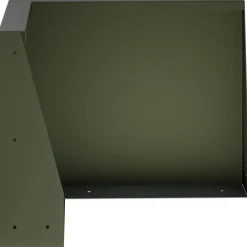 vidaXL Keerwand 50 x 50 x 30 cm Staal Olijfgroen