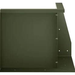 vidaXL Keerwand 50 x 50 x 30 cm Staal Olijfgroen