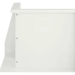 vidaXL Keerwand 50 x 50 x 30 cm Staal Wit