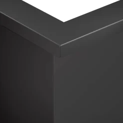 vidaXL Keerwand 50 x 50 x 30 cm Staal Zwart