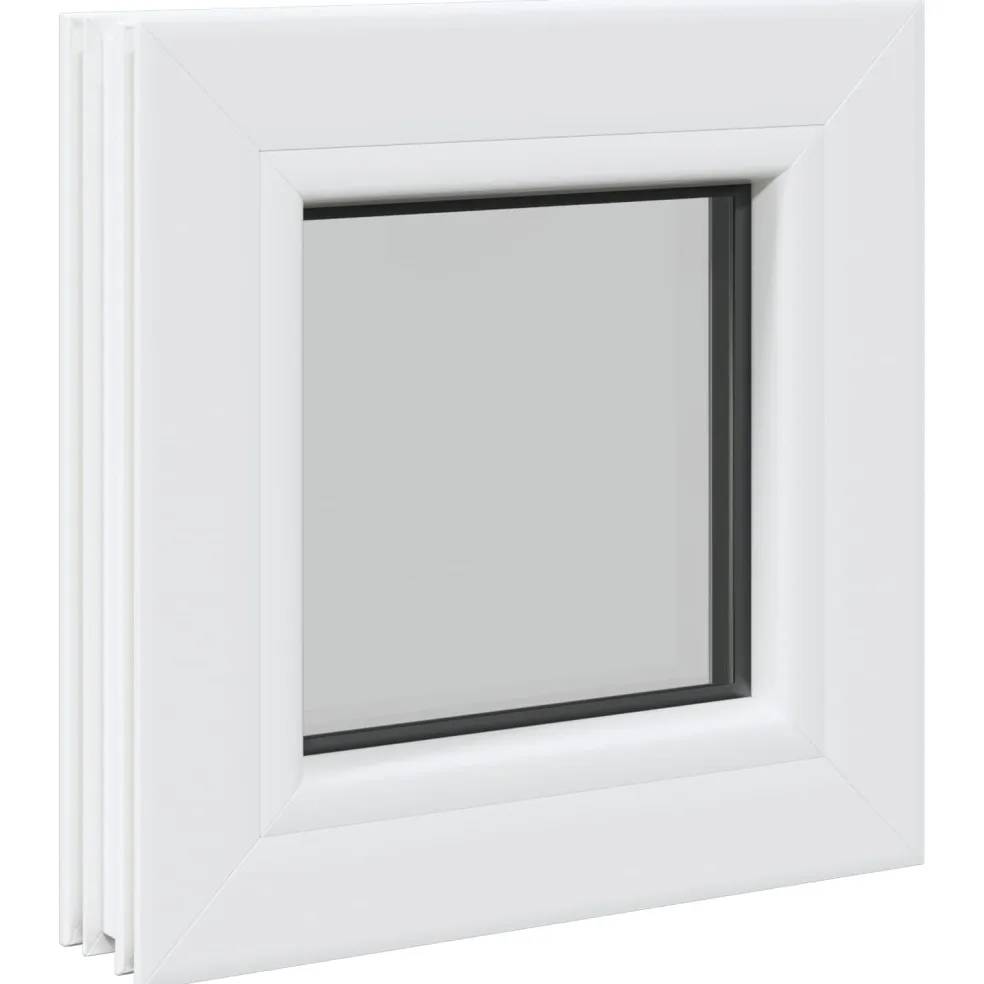 vidaXL Kelderraam interne kleur wit RISOR 30 x 30 cm