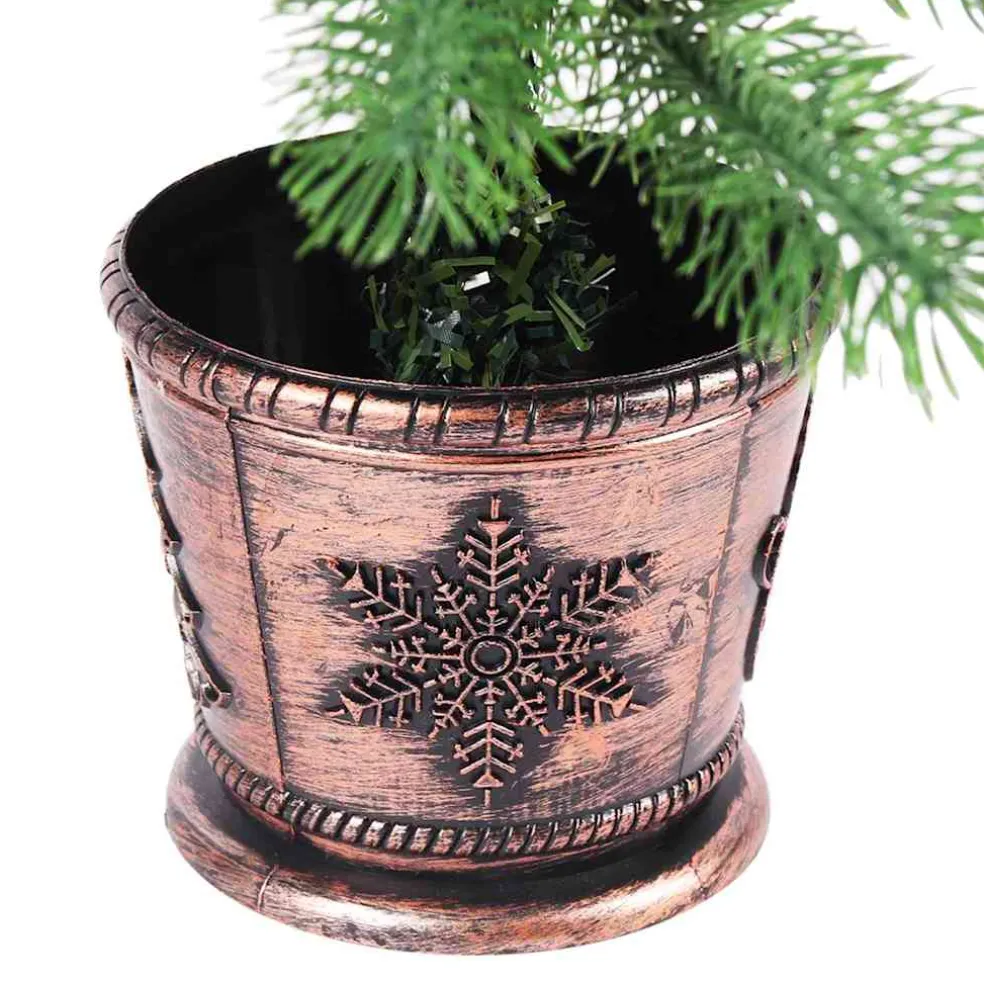 vidaXL Kerstboom met 150 LED met standaard Groen 65 cm PE