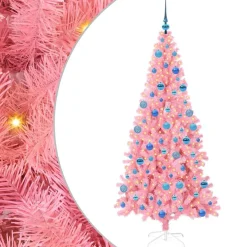 vidaXL Kerstboom Roze 180 cm PVC