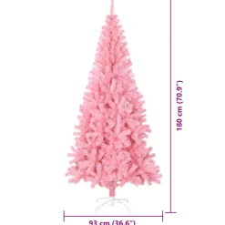 vidaXL Kerstboom Roze 180 cm PVC