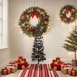 vidaXL Kerstboom smal 150 cm zwart