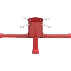 vidaXL Kerstboomstandaard 61x61x15,5 cm rood