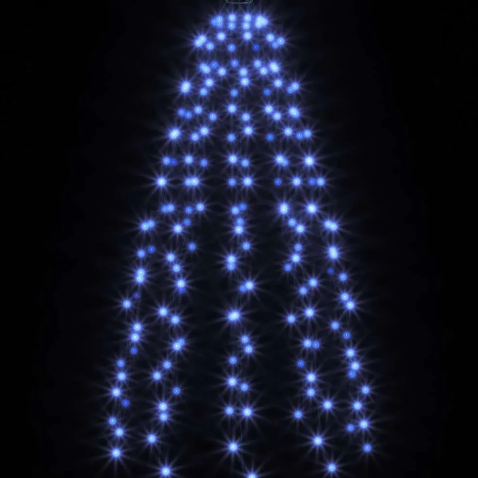 vidaXL Kerstboomverlichting met 150 LED's blauw net 150 cm