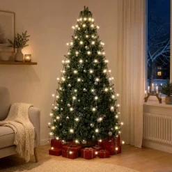 vidaXL Kerstboomverlichting met 150 LED's koudwit net 150 cm