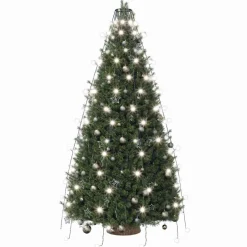 vidaXL Kerstboomverlichting met 150 LED's koudwit net 150 cm
