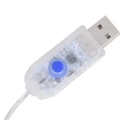 vidaXL Kerstboomverlichting 320 warmwitte LED's 375 cm