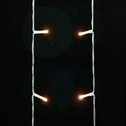 vidaXL Kerstboomverlichting 320 warmwitte LED's 375 cm