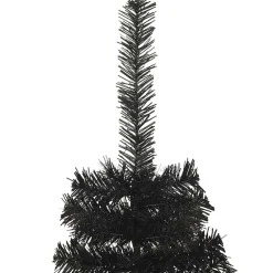 vidaXL Kerstboom Zwart 180 cm PVC