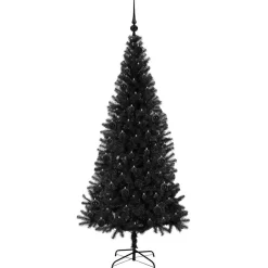 vidaXL Kerstboom Zwart 180 cm PVC