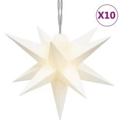 vidaXL Kerstlamp 10 LED's 10 cm wit
