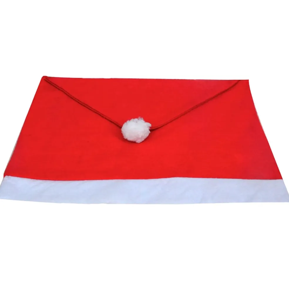 vidaXL Kerstmutshoezen voor stoelleuning 6 st