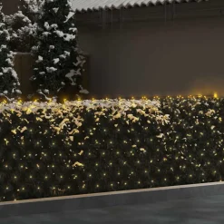 vidaXL Kerstnetverlichting 204 LED's binnen en buiten 3x2 m warmwit