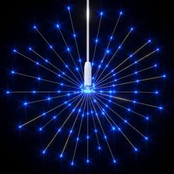vidaXL Kerstverlichting vuurwerk 140 LED's koudwit buiten 20 cm