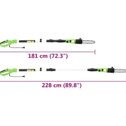 vidaXL Kettingzaag telescopisch 710 W 25 cm