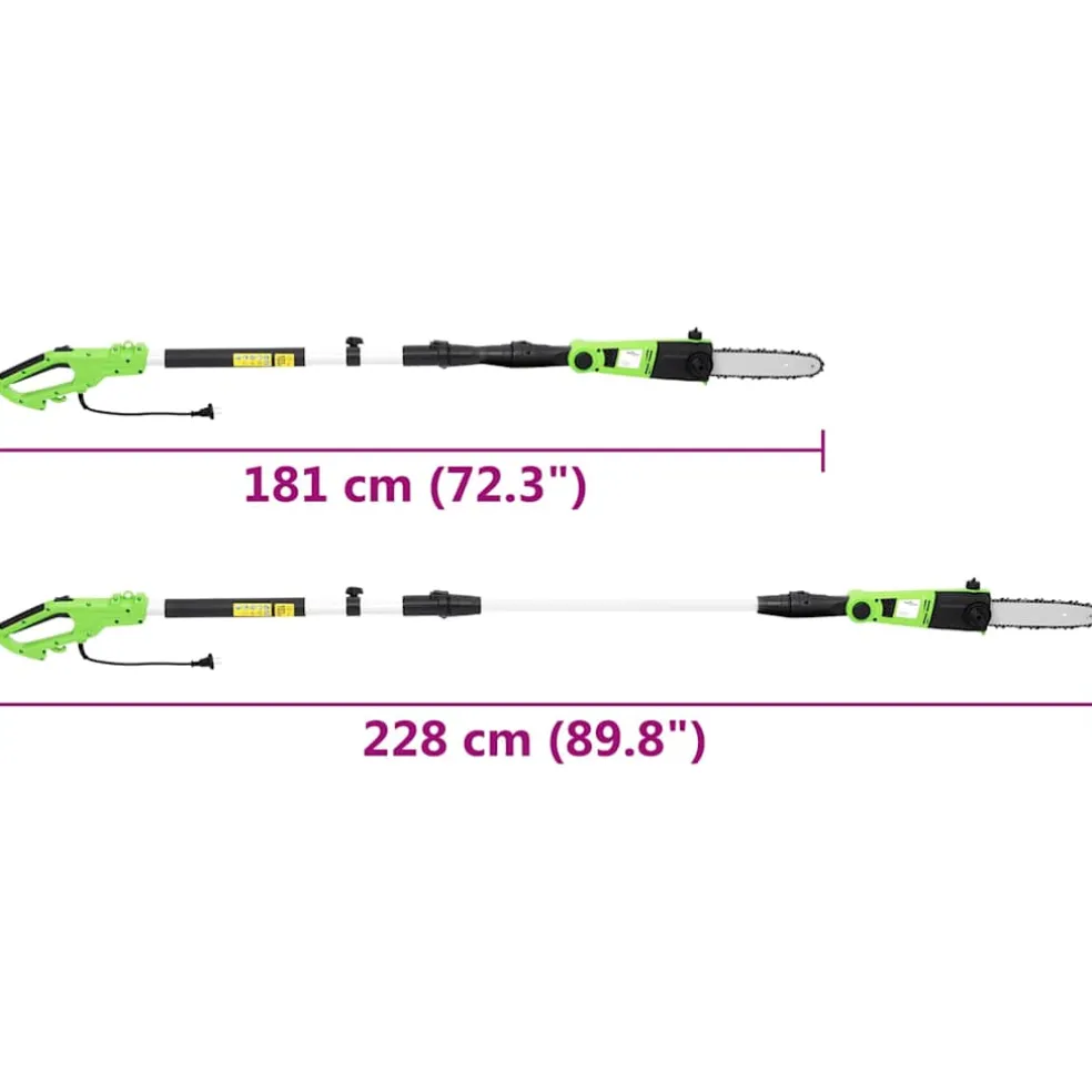 vidaXL Kettingzaag telescopisch 710 W 25 cm