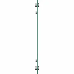 vidaXL Keukenachterwand 2 st Donkergrijs 70 x 40 cm gehard glas