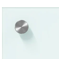 vidaXL Keukenachterwand 2 st Wit 110 x 40 cm gehard glas