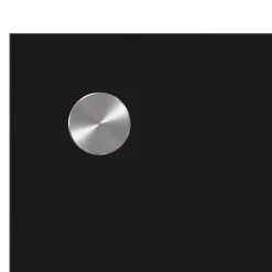 vidaXL Keukenachterwand 2 st Zwart 70 x 40 cm gehard glas