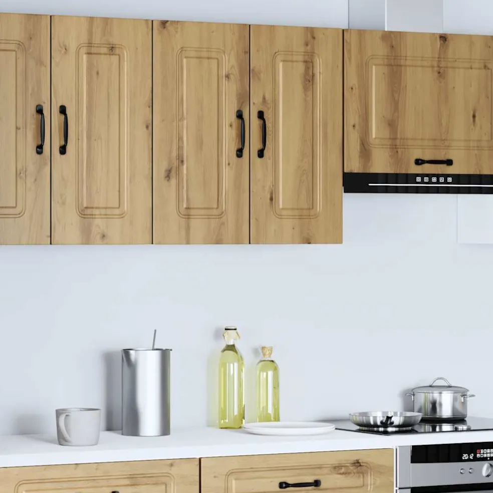 vidaXL Keukenbovenkast Kalmar bewerkt hout artisanaal eikenkleur