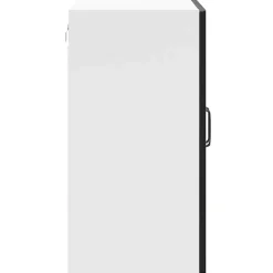 vidaXL Keukenbovenkast Lucca bewerkt hout zwart