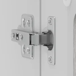 vidaXL Keukenbovenkast met glazen deur Kalmar bewerkt hout grijs sonoma eiken