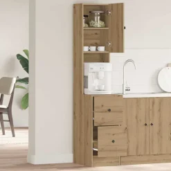vidaXL Keukenbuffet Artisan Eiken 32 x 50 x 180 cm