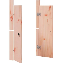 vidaXL Keukendeur MEPPEL Bruin 50 x 9 x 82 cm massief douglas