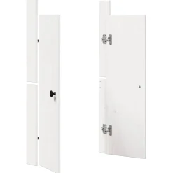 vidaXL Keukendeur MEPPEL Wit 50 x 9 x 82 cm Massief grenenhout