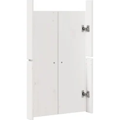 vidaXL Keukendeur MEPPEL Wit 50 x 9 x 82 cm Massief grenenhout