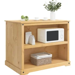 vidaXL Keuken Eiland Set Honing Wax 112 x 77 x 91,5 cm