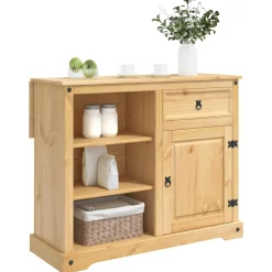 vidaXL Keuken Eiland Set Honing Wax 112 x 70 x 91,5 cm