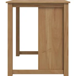 vidaXL Keuken Eiland Set PANAMA Wit en Honing Was 112 x 77 x 90 cm