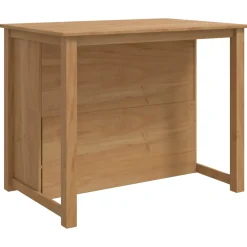 vidaXL Keuken Eiland Set PANAMA Wit en Honing Was 112 x 77 x 90 cm