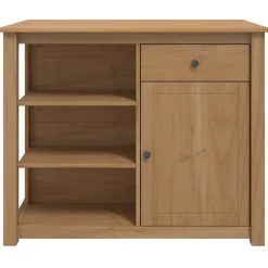 vidaXL Keuken Eiland Set PANAMA Honing Wax 112 x 77 x 90 cm